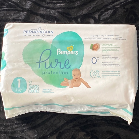 pampers Other - Pampers Pure protection diapers 32ct. Size 1